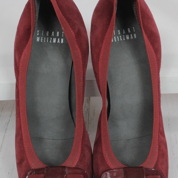 Stuart Weitzman Buckle Kitten Heel Pumps - Picture 4 of 8